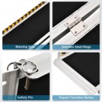 3FT Wheelchair Ramp, Non-Slip Portable Aluminum Ramp for Disabled Single-Fold 800lbs Weight Capacity for Steps Stairs and Thresholds - Image 3