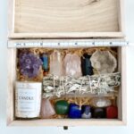 Healing Crystals Kit - Chakra Stones Crystal Starter Set | Sage Smudge Kit and Relaxation Candle | Protection + Meditation with Wooden Reiki Box for Gifts - Image 6