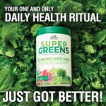 COUNTRY FARMS Organic Super Greens Natural Flavor, 50 Organic Super Foods, Packed with Fiber, USDA Organic Drink Mix, Fruits, Vegetables, Mushrooms & Probiotics, Supports Energy, 6g Fiber - Image 5