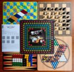 Classic Games, Enjoy 100 Different Games, Includes 5 Double-Sided Playing Boards, Fun for Children and Adults, For Ages 3 and up - Image 5