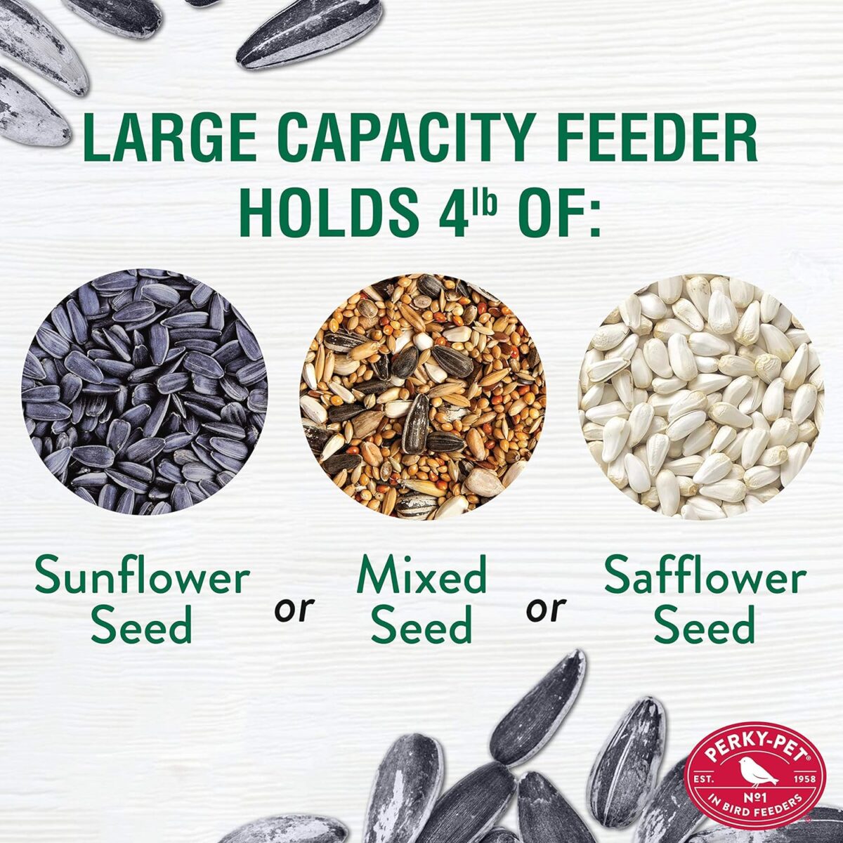 Perky-Pet 334-1SR Squirrel-Be-Gone Max Large Wild Bird Feeder with Flexports, Squirrel Proof Bird Feeder with Weight-Activated Perches - 4LB Seed Capacity - Image 4