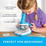 National Geographic Microscope for Kids - Science Kit with an Easy-to-Use Kids Microscope, Up to 400x Zoom, Blank and Prepared Slides, Gifts for 6 7 8 9 & 10, STEM Project Toy (Amazon Exclusive) - Image 4