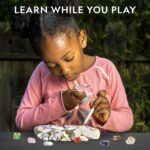 NATIONAL GEOGRAPHIC Mega Gemstone Dig Kit – Dig Up 15 Real Gemstones and Crystals, Science Kit for Kids, Gem Digging Kit, Gift for Girls and Boys, Mining Kit, Rock Collection - Image 4