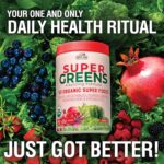 Country Farms Organic Super Greens Berry Flavor, 50 Organic Super Foods, Packed with Fiber, USDA Organic Drink Mix, Fruits, Vegetables, Mushrooms & Probiotics, Supports Energy, 5g Fiber - Image 6