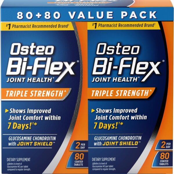 Osteo Bi-Flex Triple Strength Twin, 80 Count, 2pack