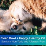 Vet-Grade Biodegradable Disposable Pet Bowls Bulk 100 Pk 8 Oz/1 Cup. Non-Toxic Food and Water Dishes for Puppies, Small Dogs or Cats. Sturdy and Leakproof for Healthy Pets! (tan Kraft) - Image 4
