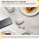 Jabra Enhance Plus Self-Fitting OTC Rechargeable Hearing Aids for Advanced Hearing Enhancement, Music and Calls – (Incompatible with Android) 4 Mics and Powerful Speakers, Made for iPhone – Gold Beige - Image 3