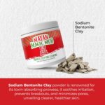Mayan Magic Mud Powerful Deep Pore Cleansing Sodium Bentonite Clay - Natural Face Mask Peel For Men And Women - USA Made Full Facial Skin Care - Spa Level Beauty Products That Cleanse Skin - 16 Oz - Image 3