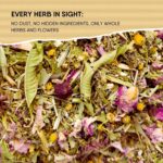 Organic Stress-Relief Herbal Tea Blend with Calming Chamomile, Lavender, Rose, Lemon Verbena, Agrimony, Catnip, Damiana, Holy Basil, Hawthorn Berry, and Skullcap for Relaxation (Herbal Tea) - Image 3