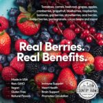 COUNTRY FARMS Super Reds, Energizing Polyphenol Superfood, 48 Super Fruits and Berries, Powerful Antioxidants and Polyphenols, Supports Energy, 20 Servings, Mixed Berry Flavor - Image 5