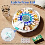 Upgraded Automatic Pill Dispenser for Elderly with Alarm, Smart Pill Dispenser Machine with 28-Slot, Mix-Proof Tech & XL LCD, Enhanced Durability for Daily Medicine Management - Image 7
