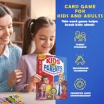 Kids VS Parents - Family Game for Kids 4-12 | Games for Family Game Night | Fun Card Games with 200 Conversation Starter Cards for 10-90 Minutes Play Time - Image 3