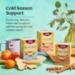Yogi Tea Immune Support Tea Variety Pack - 16 Tea Bags per Pack (3 Packs) - Immunity Support Tea Sampler Set - Sweet Lemon Everyday Immune Tea, Honey Chai Turmeric Vitality Tea & More - Image 6