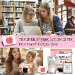 Teacher Appreciation Gifts,Teacher Gifts for Women from Student,-It Takes a Big Heart to Shape Little Minds 20 oz Tumbler Set,Thank you Teacher Gift - Image 7