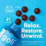 Goli Ashwagandha & Vitamin D Gummy - 60 Count - Mixed Berry, KSM-66, Vegan, Plant Based, Non-GMO, Gluten-Free & Gelatin Free Relax. Restore. Unwind, Pack of 1 - Image 2