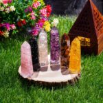 Healing Crystal Wand Set of 6 Orgonite – Includes 3” Amethyst Crystal, Tigers Eye, Rose Quartz, Black Tourmaline Stone, Citrine and Clear Quartz Orgone Crystal Plus Black Tourmaline Necklace - Image 5