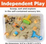 Creativity for Kids Sensory Bin: Construction Zone Playset - Preschool Learning Activities, Excavator Toys for Boys Ages 3-5+, Outdoor Toys and Gifts for Kids - Image 6