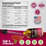 USDA Organic Vitamin B-Complex B5 Pantothenic Acid | B12 Methylcobalamin | B1 Thiamine | B6 Pyridoxine | B7 Biotin | B9 Folic | B3 Niacinamide - B Complex Liquid Drops, Made in USA Supplement, 2fl oz - Image 8