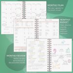 PLANBERRY Weekly Planner – Undated Life Organizer & Budget Planner – Time Management, Goal Setting, to-Do List, Work-Life Balance & Habit Tracker – 6.1″ x 8.1″ (Green Pastures) - Image 4