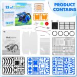 STEM 13-in-1 Education Solar Power Robots Toys for Boys Age 8-12, Educational Toy Science Kits for Kids, Building Experiment Robotics Set STEM Project Gifts for 8 9 10 11 12 Years Old Boy Girls Teens - Image 6