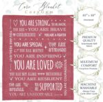 Get Well Blanket - Thoughtful Gifts for Cancer Patients - Chemo Comfort Items, Pink - Image 2