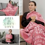 Get Well Blanket - Thoughtful Gifts for Cancer Patients - Chemo Comfort Items, Pink - Image 3