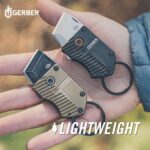 Gerber Gear Key Note Pocket Knife, 1" Plain Edge Box Cutter EDC Keychain Pocket Knife for Everyday Carry, Black - Image 3