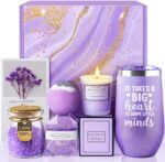 Teacher Gifts for Women, Teacher Appreciation Gifts, Teacher Gifts for Easter Valentines Day Mothers Day Thanksgiving Christmas, Back to School Gift for Teacher - Unique Lavender Spa Basket Set