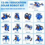 STEM 13-in-1 Education Solar Power Robots Toys for Boys Age 8-12, Educational Toy Science Kits for Kids, Building Experiment Robotics Set STEM Project Gifts for 8 9 10 11 12 Years Old Boy Girls Teens - Image 3
