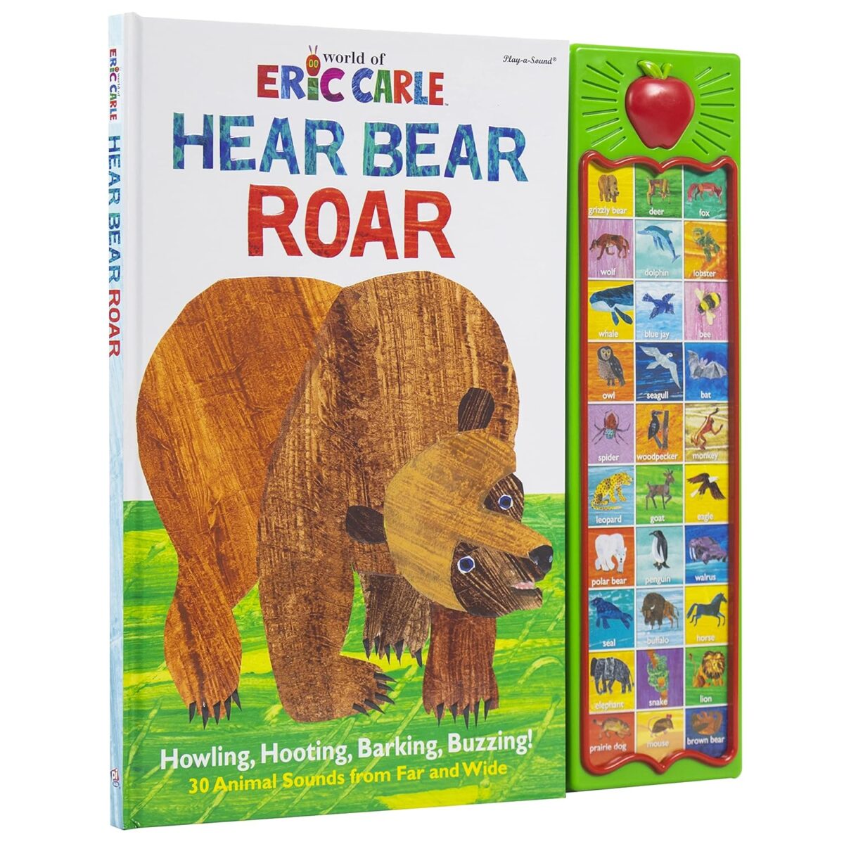 World of Eric Carle, Hear Bear Roar 30-Button Animal Sound Book - Great for First Words - PI Kids - Image 5