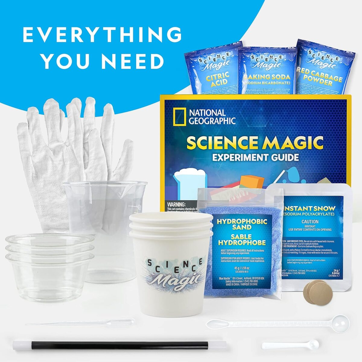 NATIONAL GEOGRAPHIC Magic Chemistry Set - Science Kit for Kids with 10 Amazing Magic Tricks, STEM Projects and Science Experiments, Science Toys, Great Gift for Boys and Girls 8-12 (Amazon Exclusive) - Image 4
