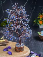 Lapis Lazuli Chakra Tree of Life, Crystal Tree of Life - Handmade Gemstone Tree, Feng Shui Tree, Crystal Decoration, Artificial Tree, Spiritual Gifts, Money Tree Bonsai, Stone Tree, Healing Crystals - Image 6